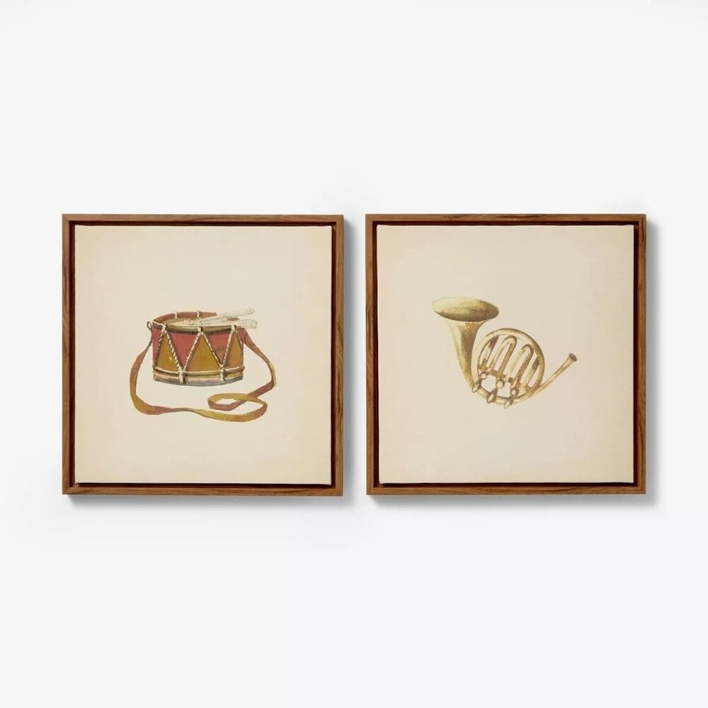 (Set of 2)‎ Instruments Wall Art - Threshold Studio McGee, Target Christmas 2024
